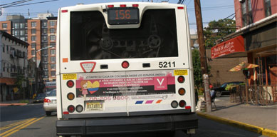 Publicidad Exterior en Buses en USA